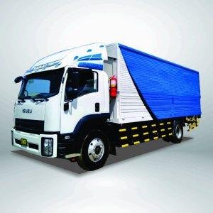 furgon ala de gaviota hidráulica camión isuzu 10 toneladas en perú