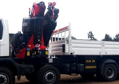 Fabricación venta baranda rebatible 32 toneladas para grúa en lima perú