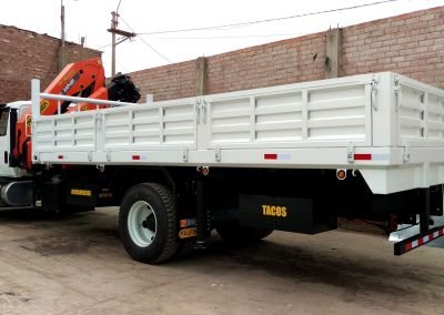 Fabricación venta baranda rebatible 12 toneladas para grúa en lima perú