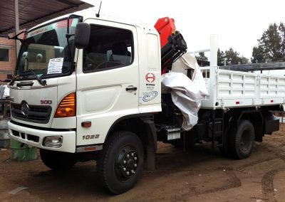 Fabricación venta baranda rebatible 7 toneladas para grúa en lima perú